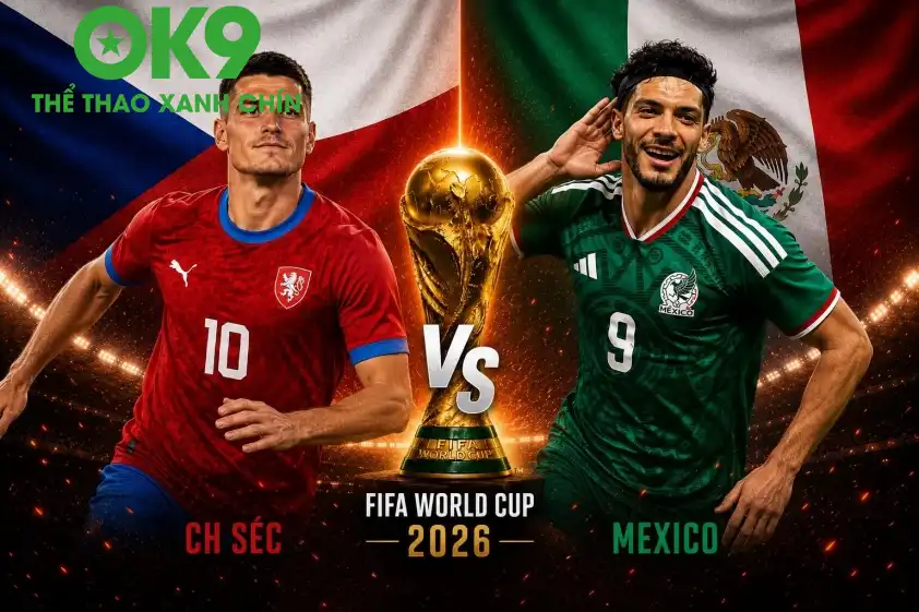 Mexico được đánh giá cao hơn ở màn so tài sắp tới với CH Séc. Mexico được đánh giá cao hơn ở màn so tài sắp tới với CH Séc.